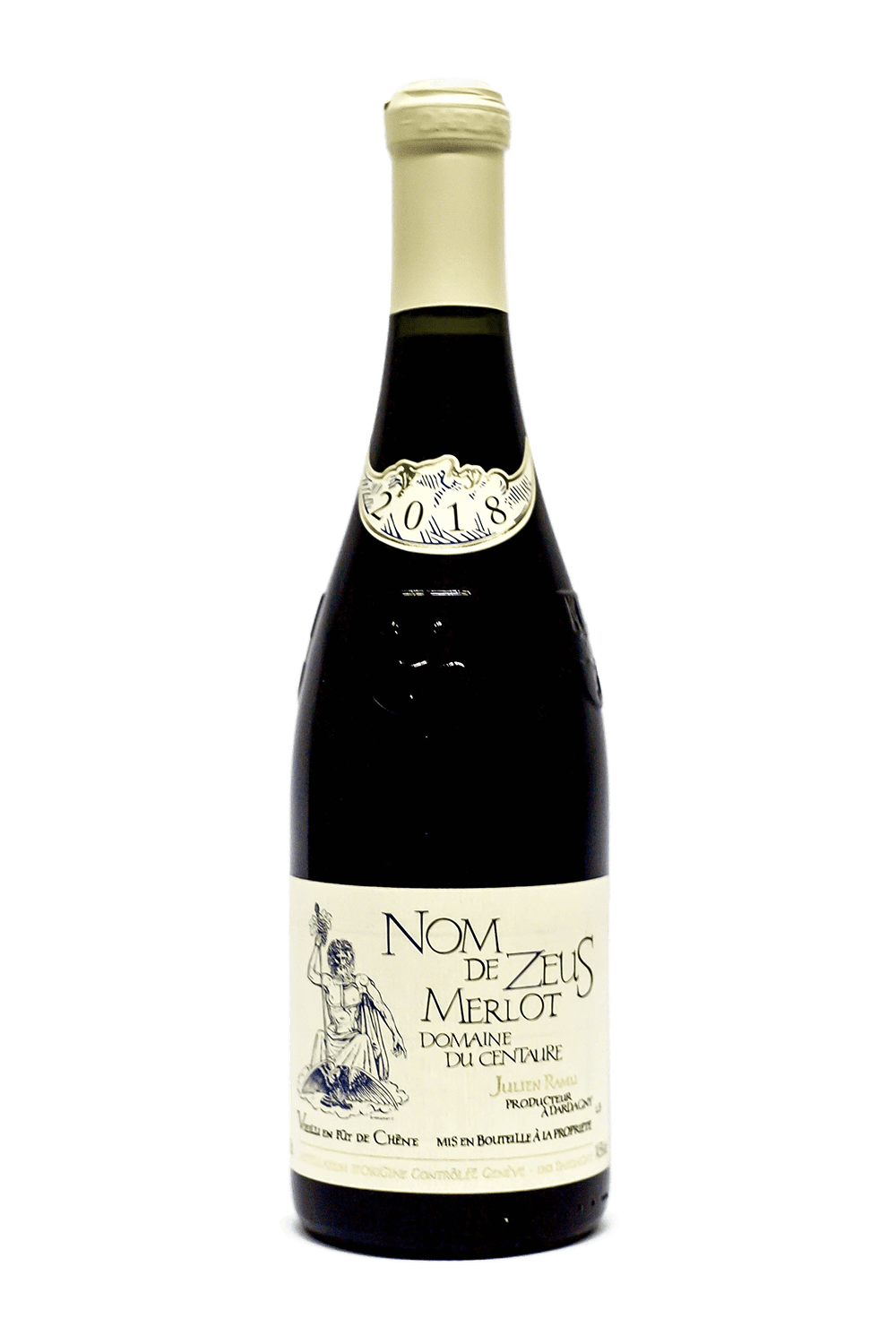 Merlot "Nom de Zeus" - Wine - Domaine du Centaure - Domaine Dardagny Inc.